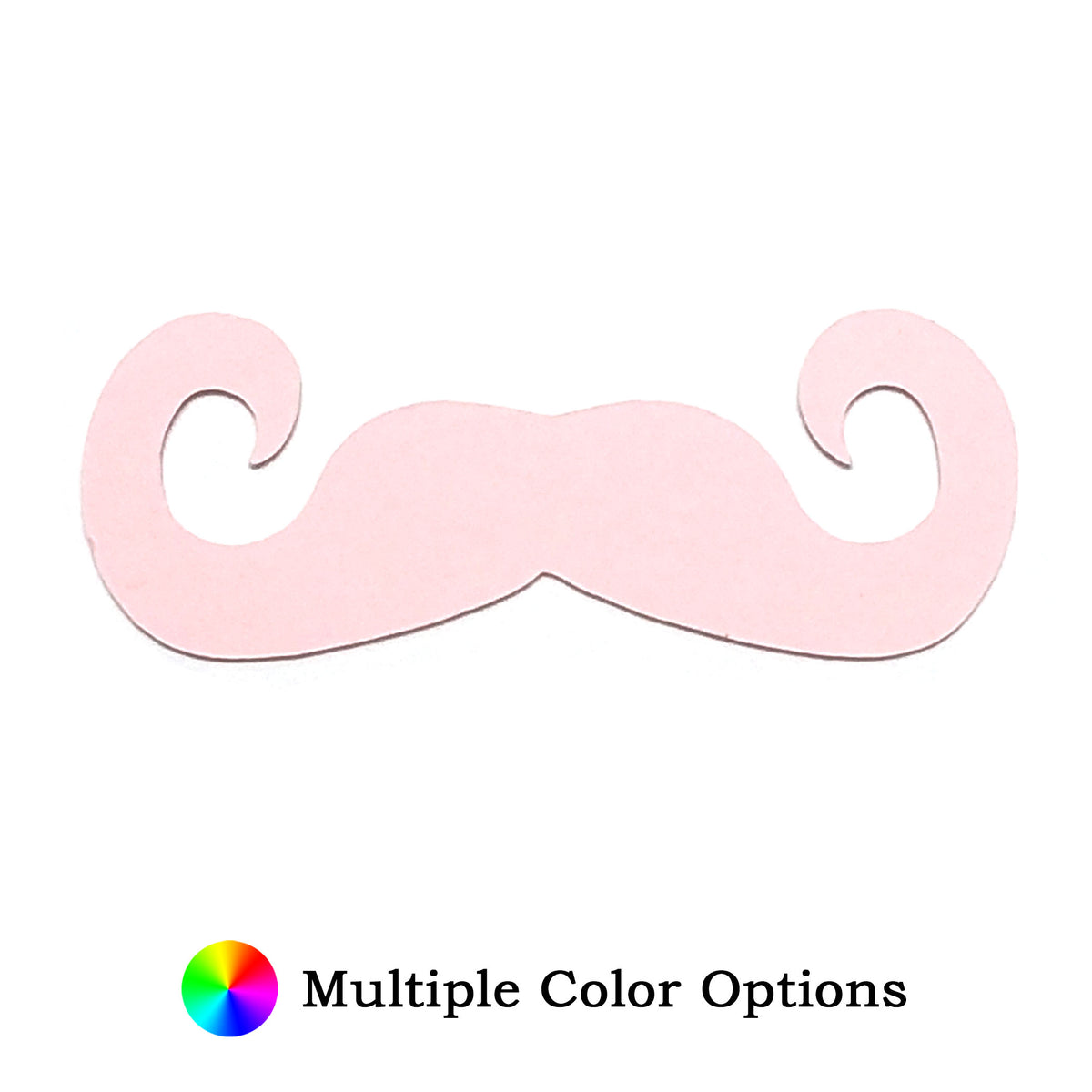 colorful mustaches