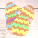 Egg Shapes Printed Design #2 - 12 per order (Pricing for sizes vary)