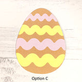 Egg Shapes Printed Design #2 - 12 per order (Pricing for sizes vary)